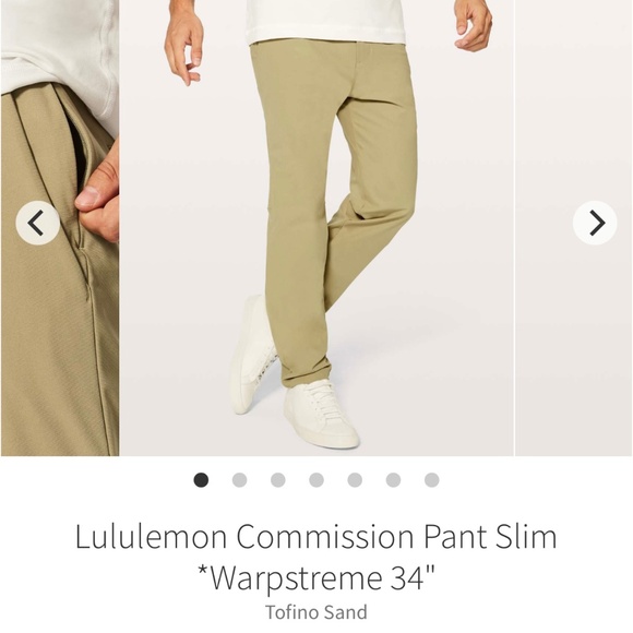 Lululemon commission pant slim *warpstreme 30”leg - Picture 1 of 3